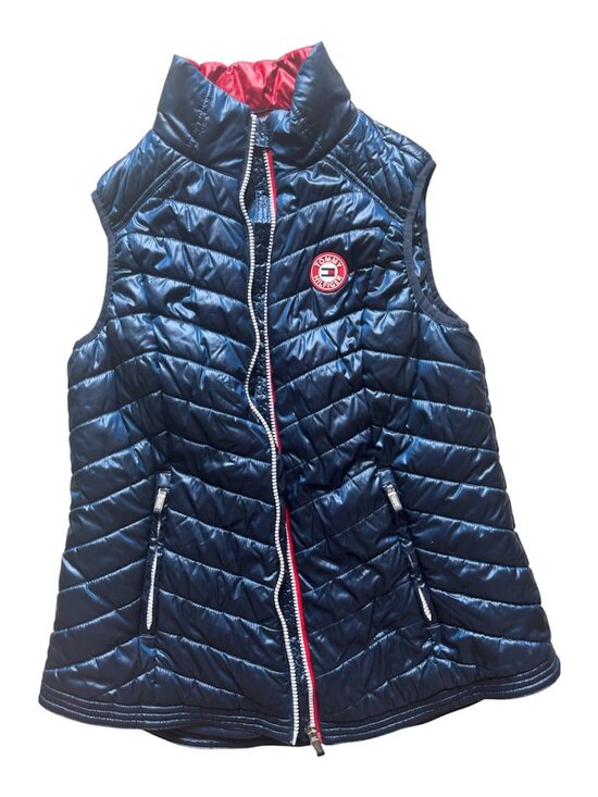 Tommy Hilfiger Jackets & Blazers - Vintage Womens Tommy Hilfiger Sport Blue Puffer Vest Size Large Excellent!